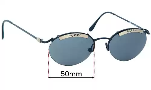 Sunglass Fix Replacement Lenses for Byblos 586-S - 50mm Wide Sunglass Fix Replacement Lenses for Byblos 586-S - 50mm Wide