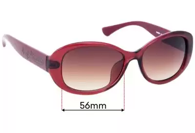Coach HC8066F Pollyanna Replacement Lenses 56mm wide 