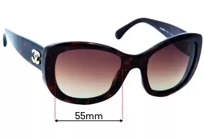Chanel 5239 Ersatzgläser 55mm wide 