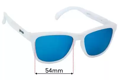 Goodr Earth Shattering Shades Replacement Lenses 53mm wide 