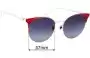 Sunglass Fix Lentes de Repuesto para Gucci GG0402SK - 57mm Wide 