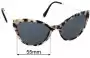 Sunglass Fix Replacement Lenses for Miu Miu SMU03U - 55mm Wide 