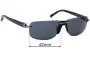 Sunglass Fix Ersatzgläser für Montblanc MB 360S - 62mm Wide 