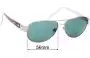 Sunglass Fix Replacement Lenses for Olivia Vespucci OV-1021 - 56mm Wide 