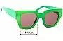 Sunglass Fix Verres de Remplacement pour Prive Revaux The Newyorker - 49mm Wide 
