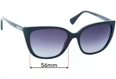 Ralph Lauren RA 5274 Replacement Lenses 56mm wide 