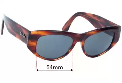 Ray-Ban B&L Dekko Replacement Lenses 54mm wide 