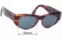 Sunglass Fix Replacement Lenses for Ray-Ban B&L Dekko - 54mm Wide 