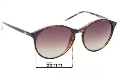 Ray-Ban RB4371 Replacement Lenses 55mm wide 