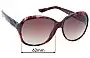 Sunglass Fix Ersatzgläser für Roberto Cavalli Amarillide - 62mm Wide 
