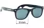 Sunglass Fix Replacement Lenses for Unbranded Boeing - 51mm Wide 