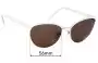 Sunglass Fix Replacement Lenses for Carla Zampatti Sun Rx 05 - 55mm Wide 