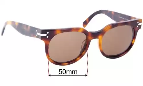 Sunglass Fix Lentes de Repuesto para Celine CL 41080/S - 50mm Wide 