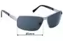 Sunglass Fix Replacement Lenses for Dirty Dog Buffy - 64mm Wide 