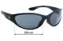 Sunglass Fix Replacement Lenses for Gill Classic - 64mm Wide 