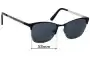 Sunglass Fix Replacement Lenses for Guess GU2498 - 53mm Wide 