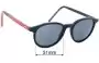 Sunglass Fix Verres de Remplacement pour Hugo Boss HG Sun Rx 06 - 51mm Wide 