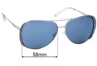 Michael Kors MK1082 Chelsea Glam Lentes de Repuesto 58mm wide 