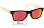 Sunglass Fix Lentes de Repuesto para Moana Road 50/50 - 54mm Wide 