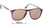 Sunglass Fix Replacement Lenses for Persol 6649-S - 55mm Wide 