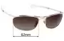 Sunglass Fix Replacement Lenses for Ray-Ban RB3119M Olympian I Deluxe - 62mm Wide 