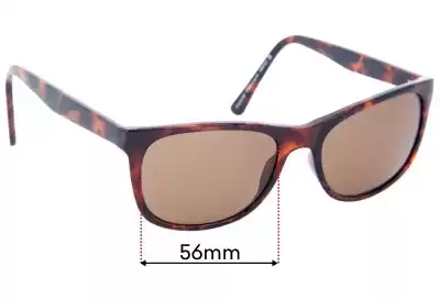 Specsavers Arowana Replacement Lenses 56mm wide 