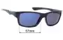 Sunglass Fix Replacement Lenses for Timberland TB9078 - 57mm Wide 