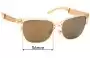 Sunglass Fix Replacement Lenses for Tory Burch TY6032 - 56mm Wide 