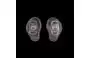 13mm D Shape Screw In Nose Pads - Front View 