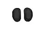 15mm D Shape (Black) System 3 Nose Pads - Front View 