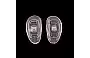 15mm D Shape Screw In Nose Pads - Front View 