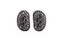 15mm D Shape (Vented) System 3 Nose Pads - Front View   