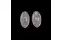 15mm Oval Screw In Nose Pads - Front View 