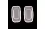 11mm Bullet Shaped System 3 Silicone Nose Pads - Front View 