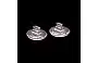 9mm Round Push in silicone nose pads 1 