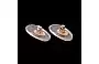 15mm Tear Shaped (Gold) Screw In Nose Pads   