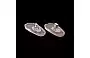 15mm Tear Shaped (Silver) Screw In Nose Pads  