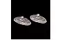 15mm Tear Shaped Screw In Nose Pads 