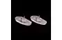 15mm Tear Shaped Clip Silver (Ray Ban) - Nose Pads 