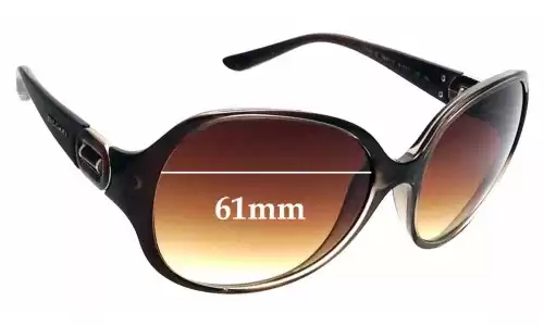 Sunglass Fix Replacement Lenses for Bvlgari 8098-B - 61mm Wide Sunglass Fix Replacement Lenses for Bvlgari 8098-B - 61mm Wide