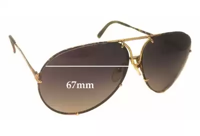 Carrera 5621A Replacement Lenses 67mm wide 