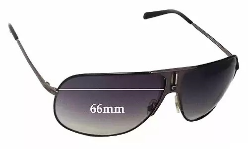 Sunglass Fix Ersatzgläser für Carrera 80S-5 RZZIC - 66mm Wide 