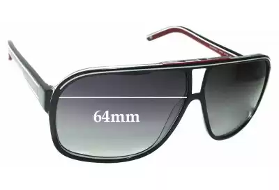 Carrera Grand Prix 2 Replacement Lenses 64mm wide 