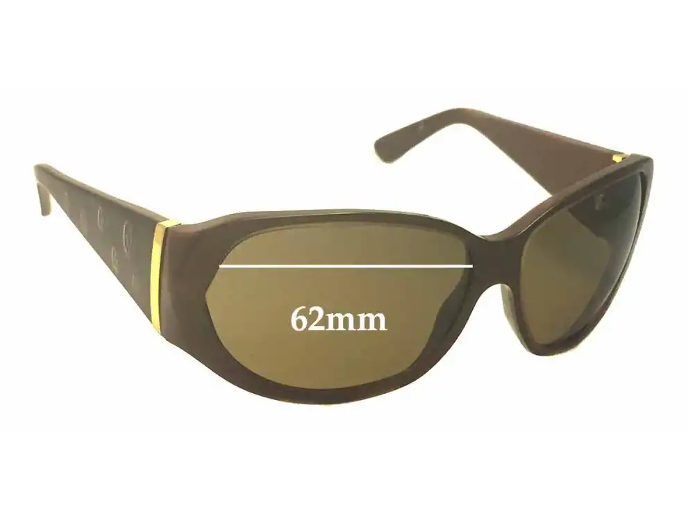Sunglass Fix Replacement Lenses for Cartier T8200657 - 62mm Wide Sunglass Fix Replacement Lenses for Cartier T8200657 - 62mm Wide