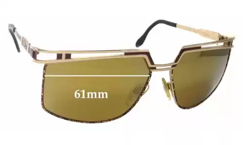 Sunglass Fix Replacement Lenses for Cazal MOD 957 - 61mm Wide 