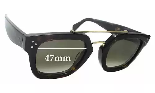 Sunglass Fix Replacement Lenses for Celine CL 41077/S - 47mm Wide Sunglass Fix Replacement Lenses for Celine CL 41077/S - 47mm Wide