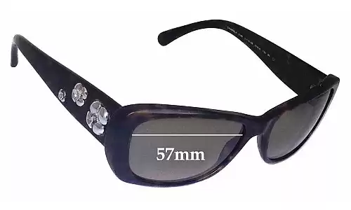 Sunglass Fix Replacement Lenses for Chanel 5186 - 57mm Wide 