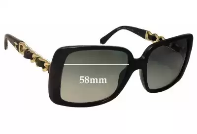 Chanel 5208-Q Ersatzgläser 58mm wide 