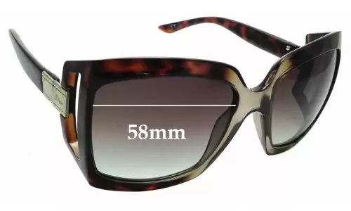 Sunglass Fix Replacement Lenses for Christian Dior 611 - 58mm Wide Sunglass Fix Replacement Lenses for Christian Dior 611 - 58mm Wide