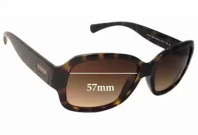 Coach HC8078 Rita Replacement Lenses 57mm wide 